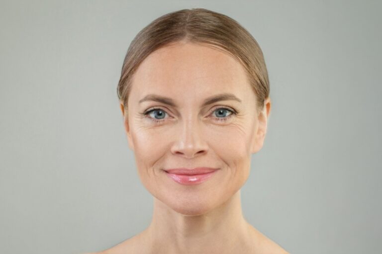 women with fine lines