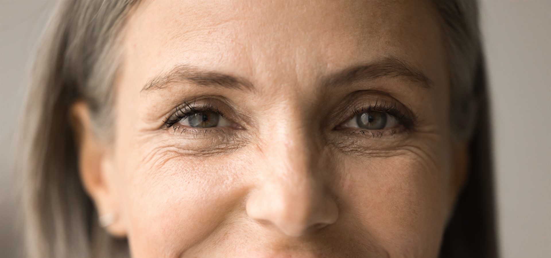 close up frown lines